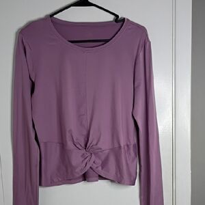Women's Purple Long Sleeve Top